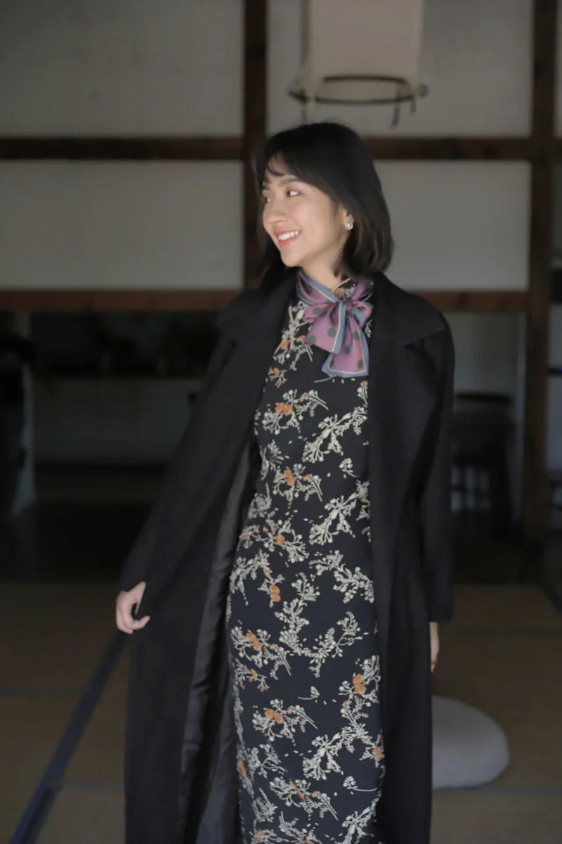 Mu Feng 沐风 Pure Wind 1930s Inspired Wool Blend A-line Trench Coat - Image 15