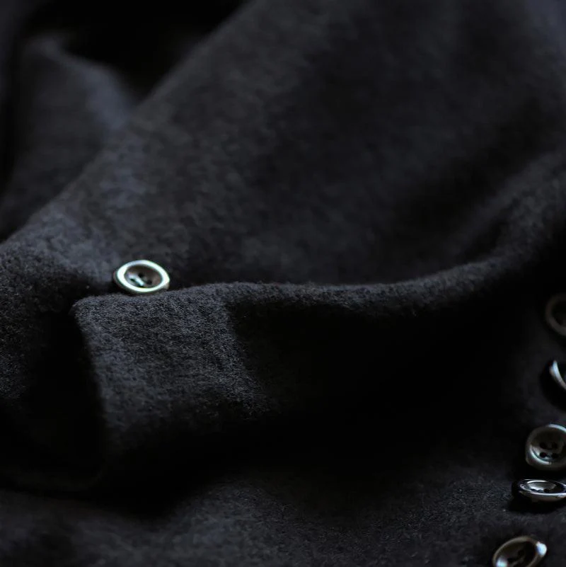 Mu Feng 沐风 Pure Wind 1930s Inspired Wool Blend A-line Trench Coat - Image 21