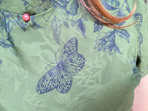 Na Yao 娜瑶 New Chinese Style Floral Plus Size Qipao - Image 10