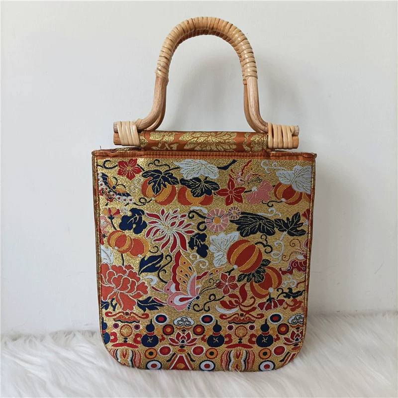 Nan Gua 南瓜 Pumpkin Bamboo Purse - Image 11