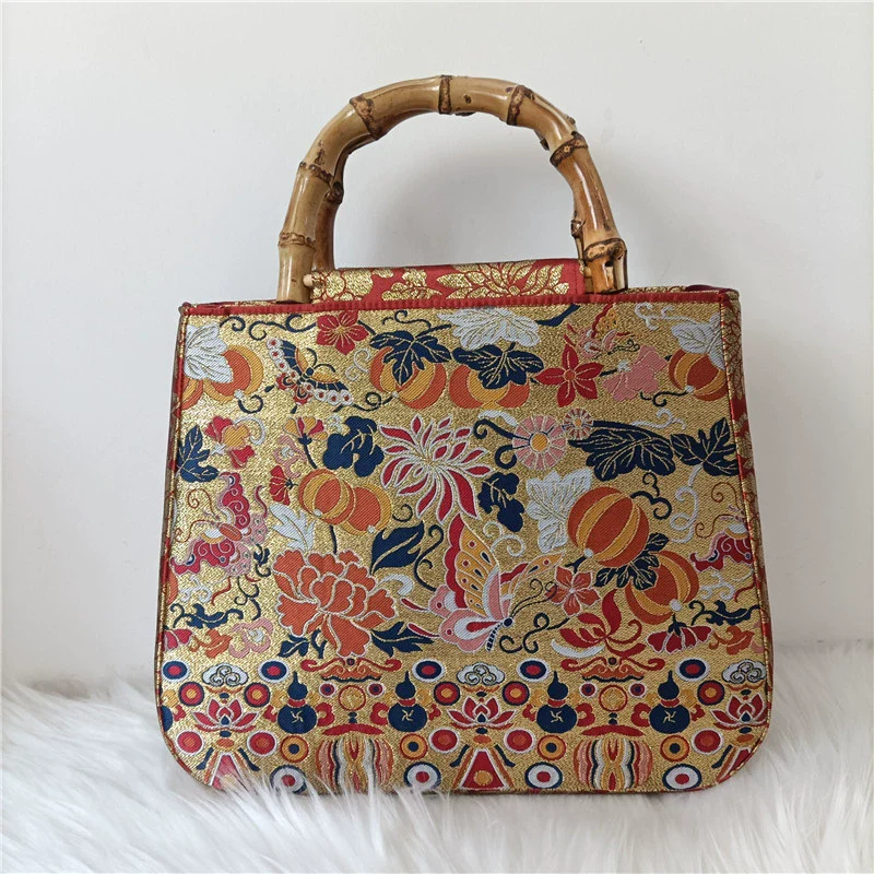 Nan Gua 南瓜 Pumpkin Bamboo Purse - Image 3