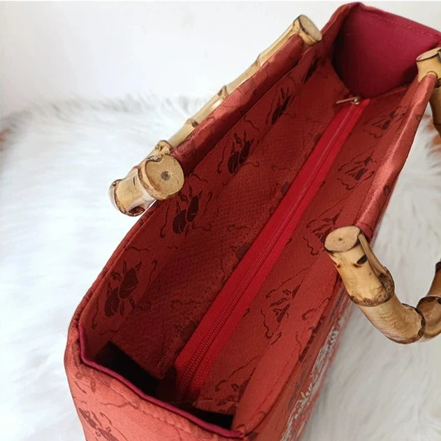Nan Gua 南瓜 Pumpkin Bamboo Purse - Image 5