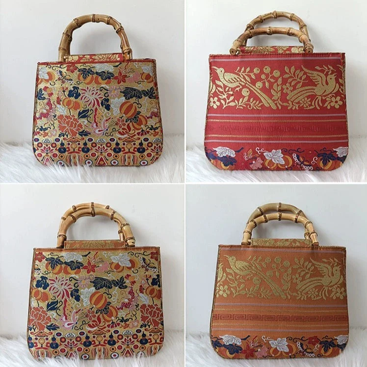 Nan Gua 南瓜 Pumpkin Bamboo Purse - Image 8