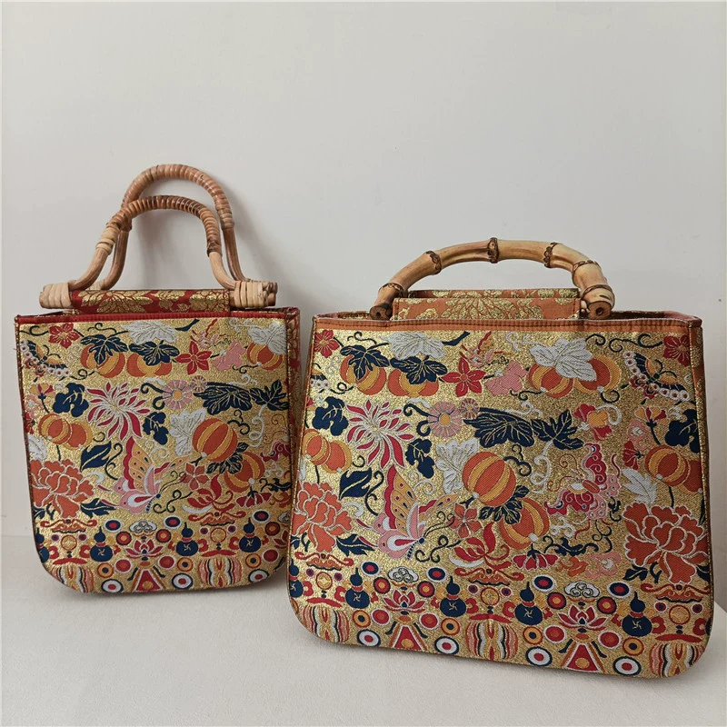 Nan Gua 南瓜 Pumpkin Bamboo Purse - Image 9
