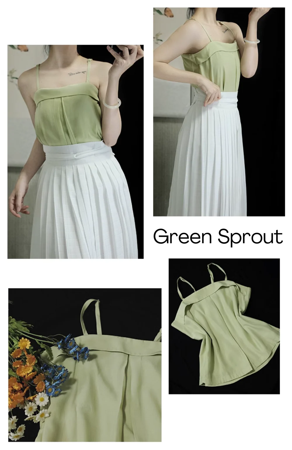 Nen Ya 嫩芽 Young Sprout Song Dynasty Diaodai Foldover Moxiong - Image 10