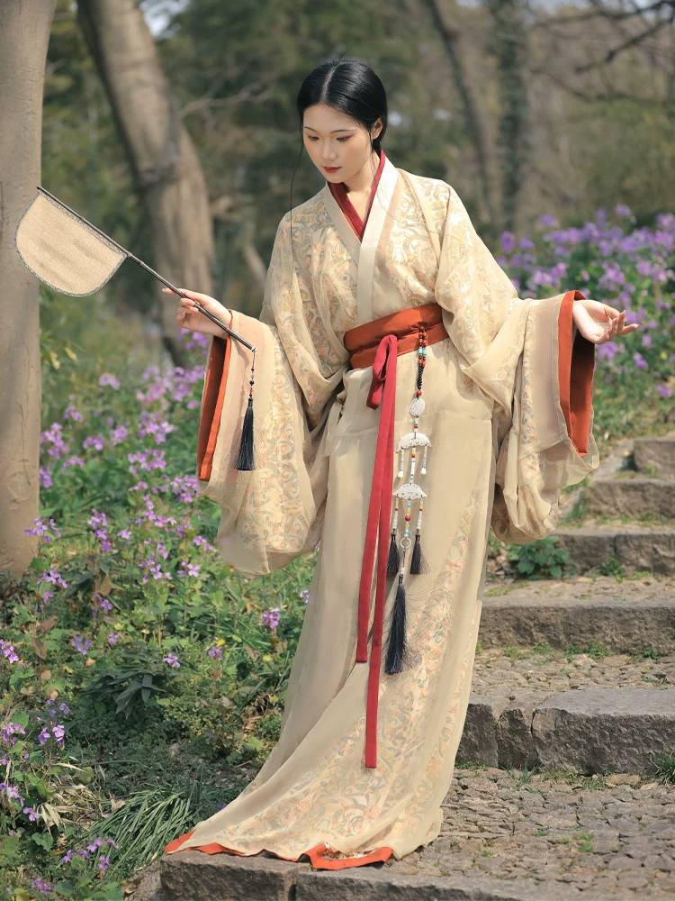 Pan Lóng 蟠龙 Coiled Dragon Warring States Mashan Tomb Restoration Unisex Zhiju Robe - Image 2