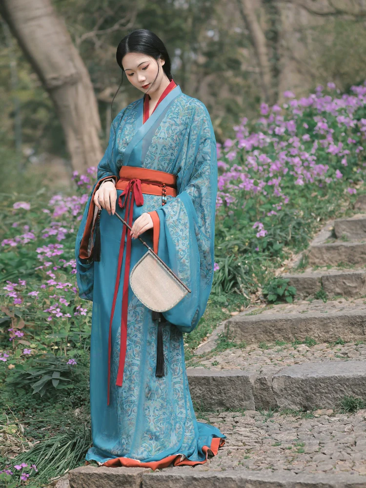 Pan Lóng 蟠龙 Coiled Dragon Warring States Mashan Tomb Restoration Unisex Zhiju Robe - Image 3