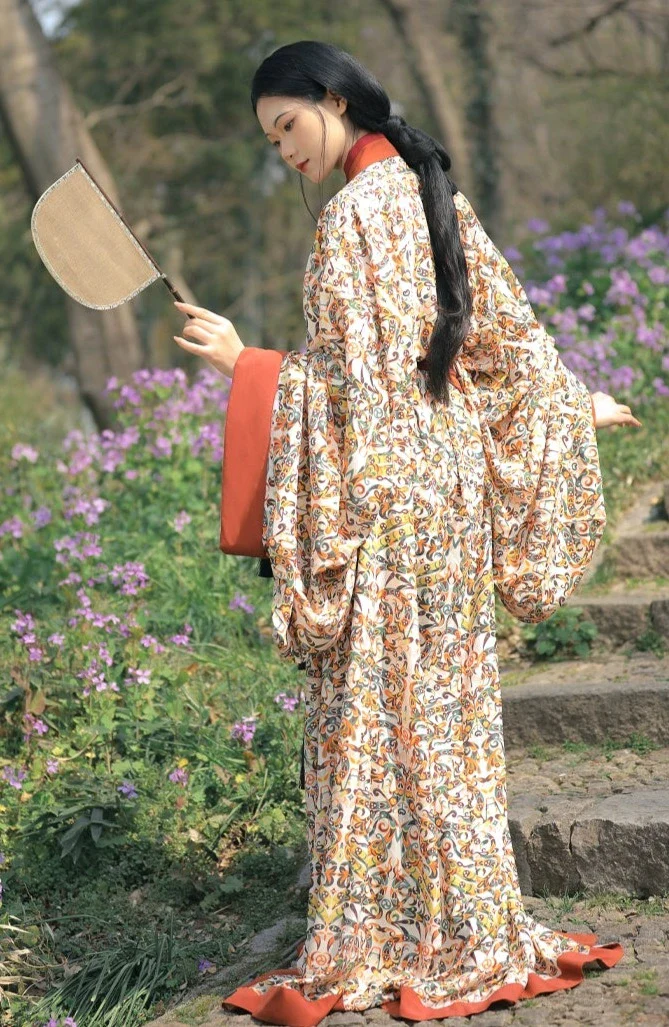 Pan Lóng 蟠龙 Coiled Dragon Warring States Mashan Tomb Restoration Unisex Zhiju Robe - Image 6