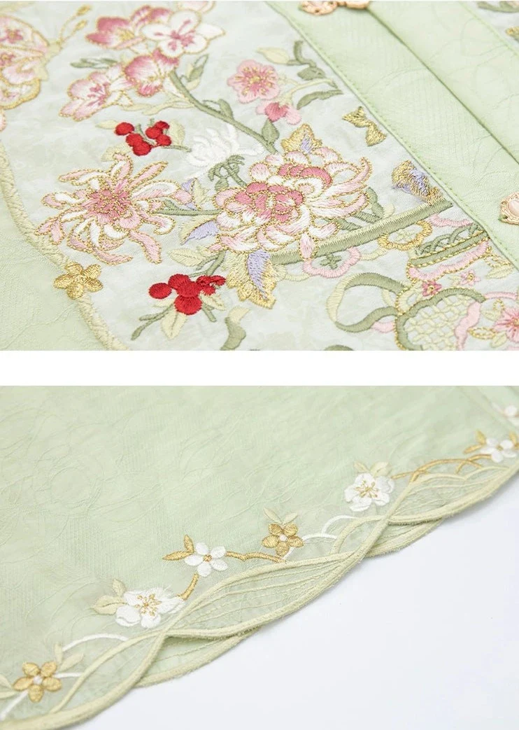 Paradise 天堂 Modernized Ming Dynasty Yuanling Changshan Mamian Spring Aoqun Set - Image 14