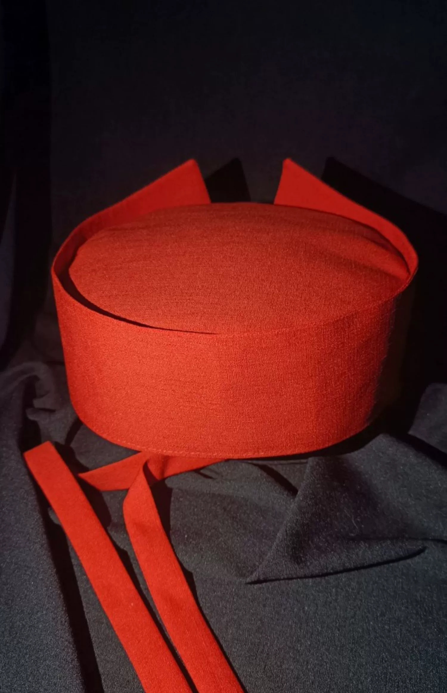 Ping Jinze 平巾帻 Han Dynasty Three Kingdoms Soldier's Flat Top Hat - Image 5
