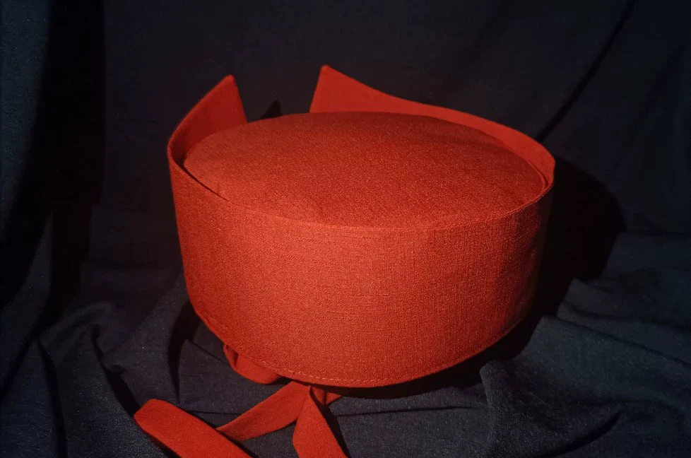 Ping Jinze 平巾帻 Han Dynasty Three Kingdoms Soldier's Flat Top Hat - Image 6