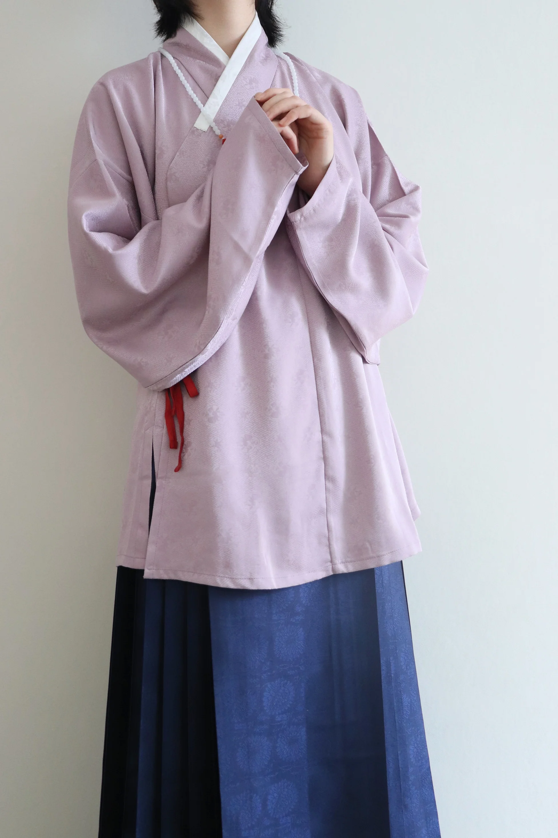 Pipa 琵琶 Lute Sleeve Middle Ming Dynasty Cross Collar Shirt - Image 13