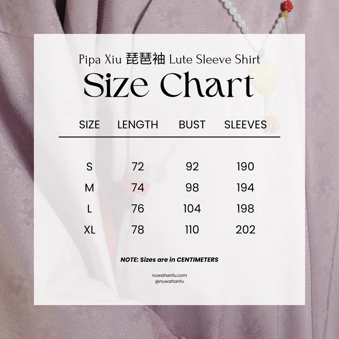 Pipa 琵琶 Lute Sleeve Middle Ming Dynasty Cross Collar Shirt - Image 15