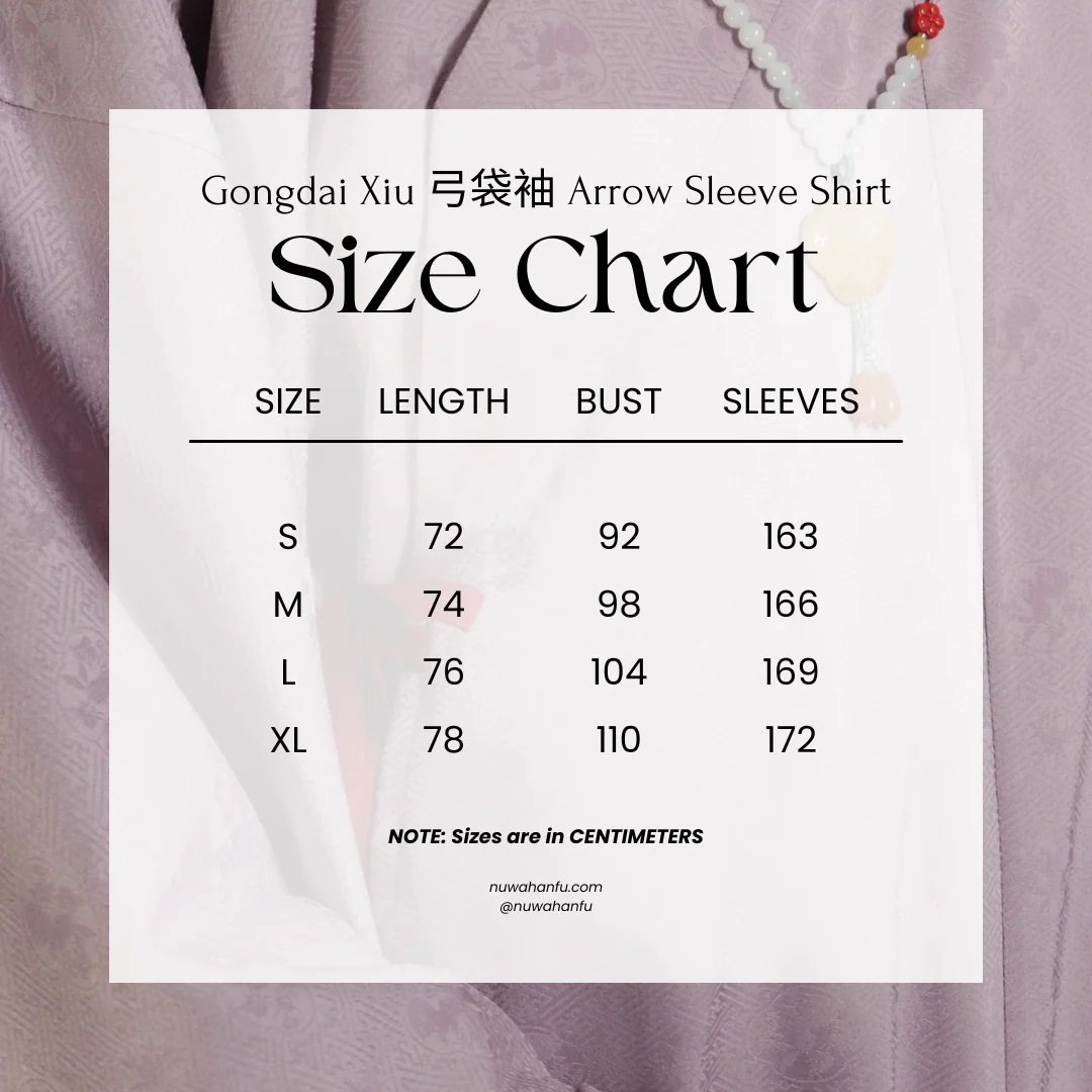 Pipa 琵琶 Lute Sleeve Middle Ming Dynasty Cross Collar Shirt - Image 16