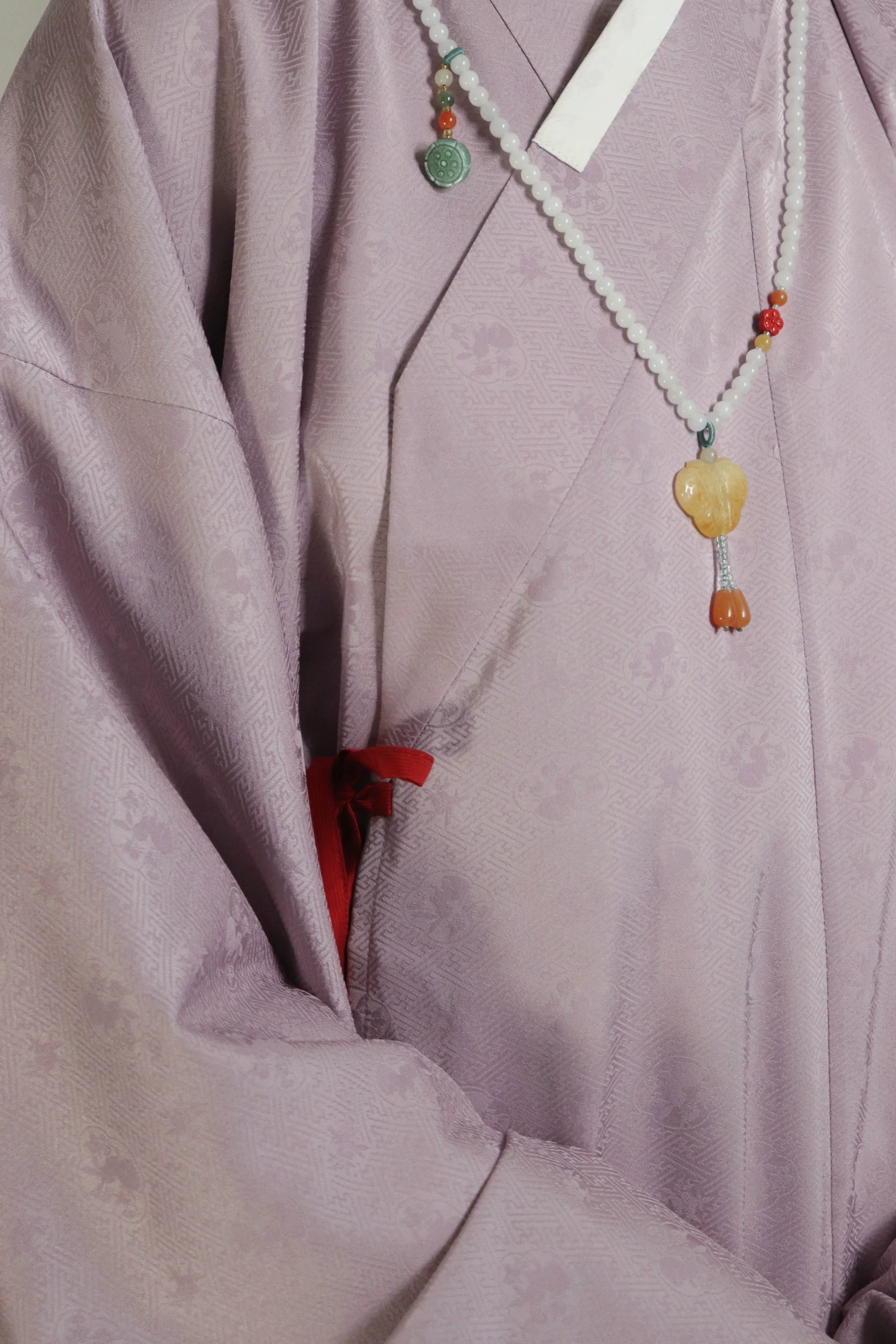 Pipa 琵琶 Lute Sleeve Middle Ming Dynasty Cross Collar Shirt - Image 7