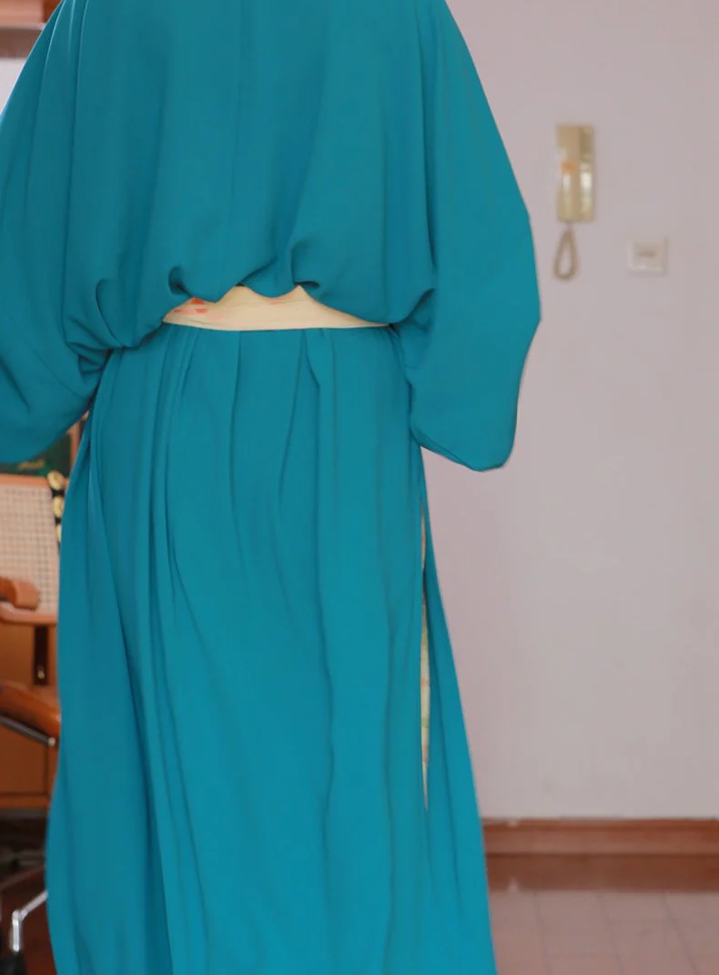 Poyang 鄱陽 Lake Poyang Tang Dynasty Unisex Yuanlingpao Round Collar Robe & Pants Set - Image 8