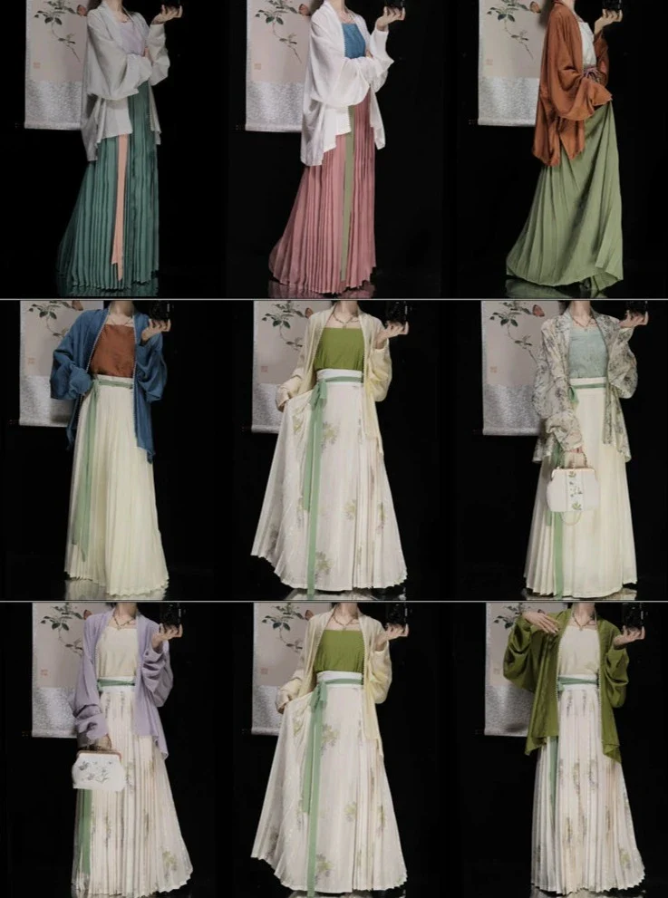 Pu Tao 葡萄 Grape Song Dynasty Various Baidiequn Skirts - Image 6