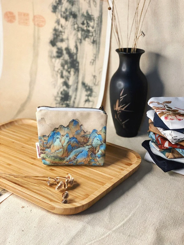 Qianli Jiangshan 千里江山 Thousand Mountains Painting Tote Bag - Image 6