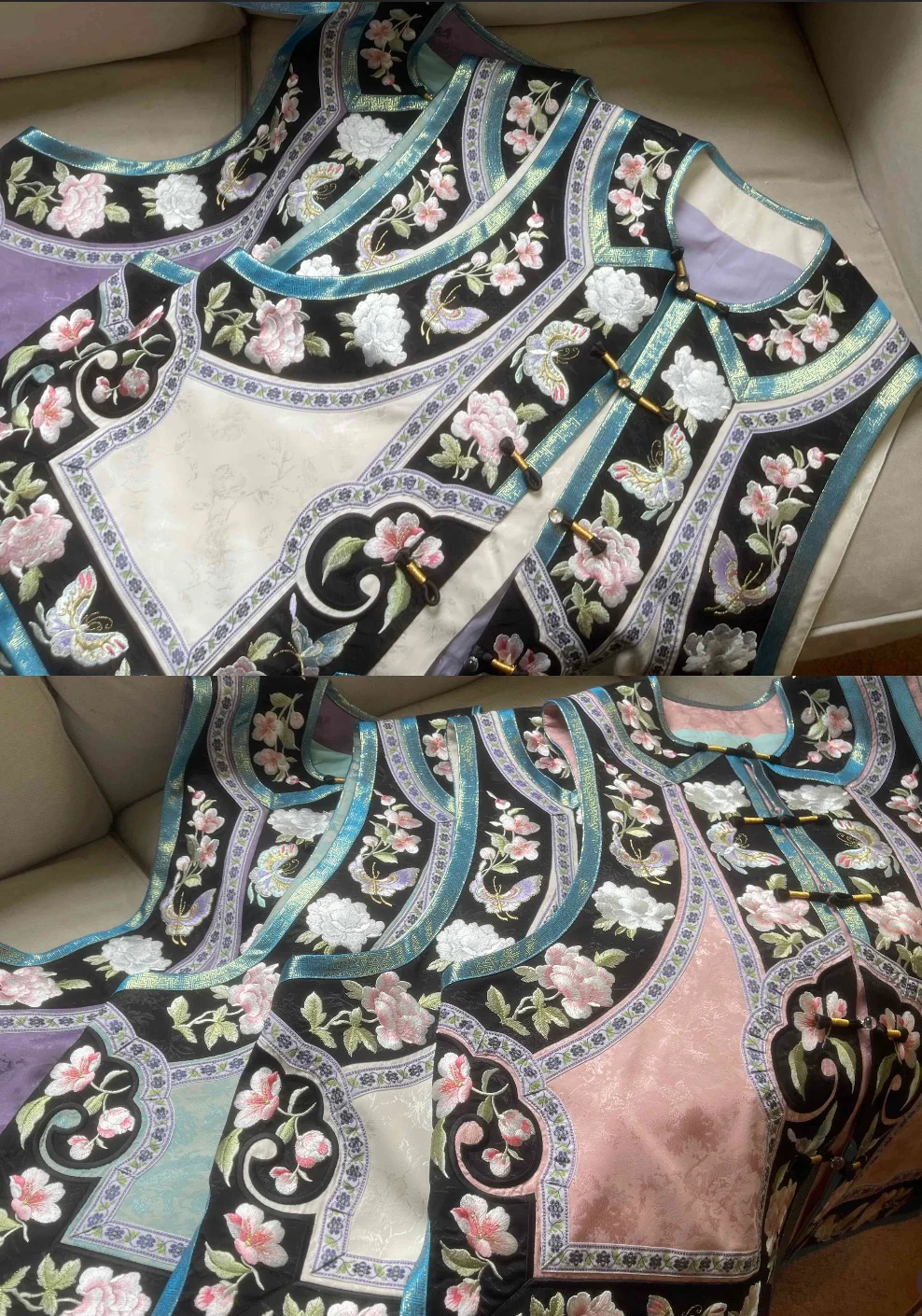 Qing Mei 青梅 Green Plum Qing Dynasty Changyi Dress & Majia Set - Image 22