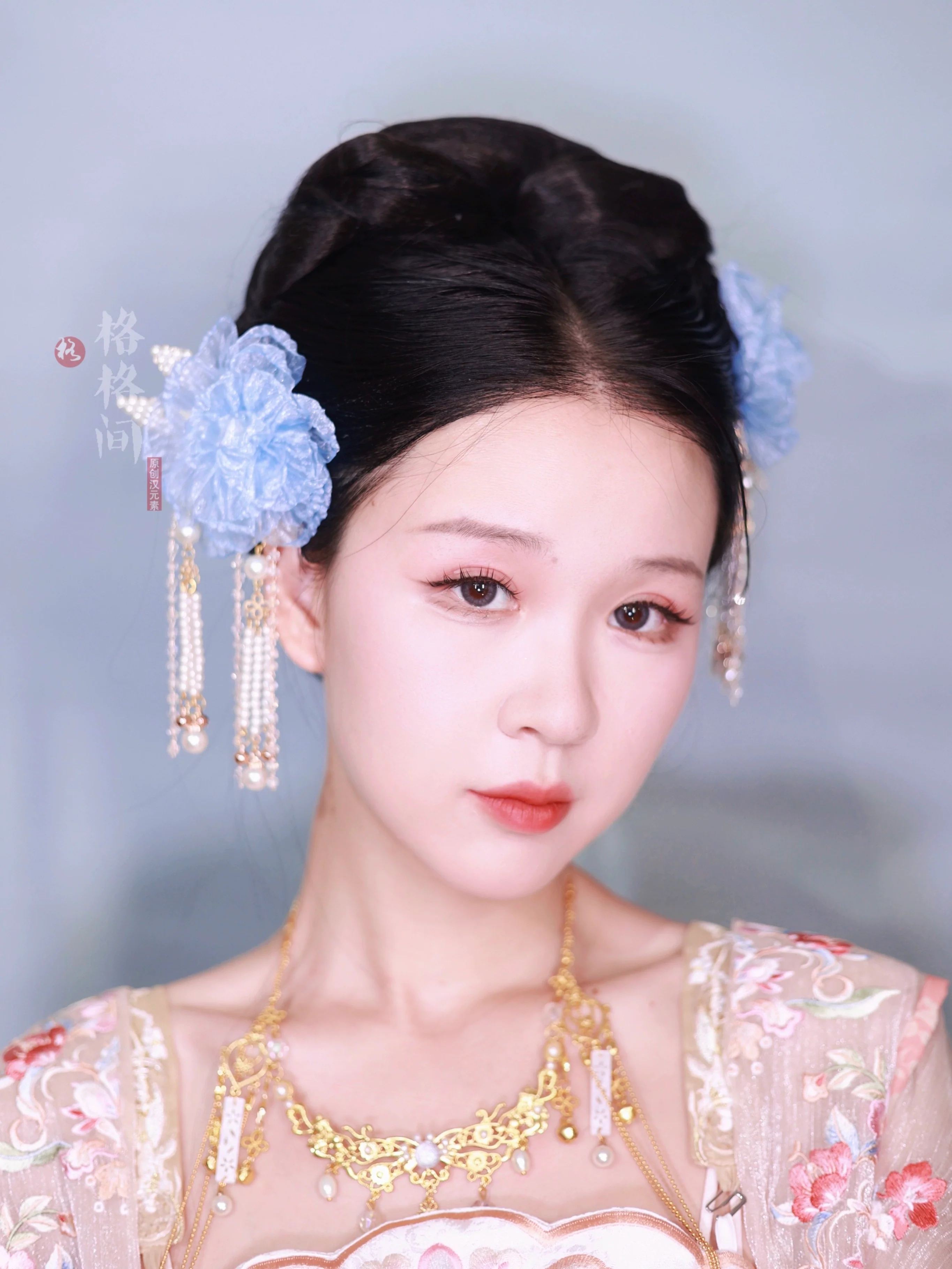 Qing Mu 清雾 Clear Mist Flower Fairy Hair Clips - Image 3
