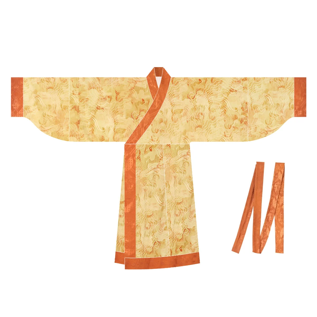 Qiu Se 秋瑟 Autumn Ripple Han Dynasty Zhiju Robe - Image 13