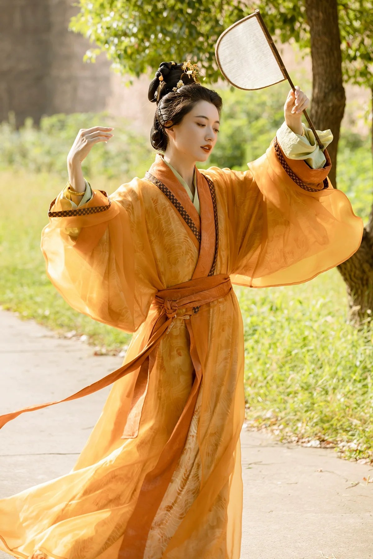 Qiu Se 秋瑟 Autumn Ripple Han Dynasty Zhiju Robe - Image 3