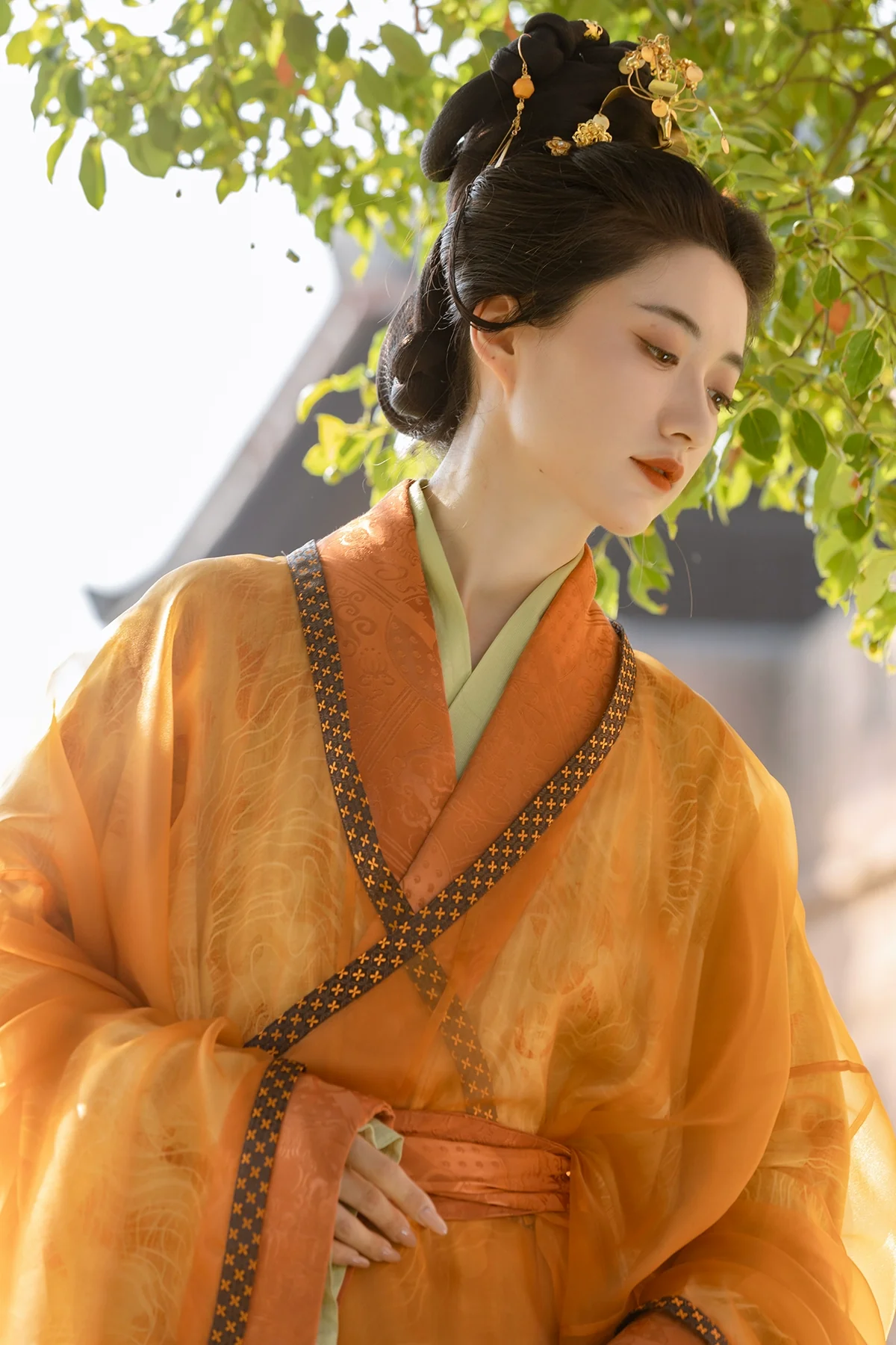 Qiu Se 秋瑟 Autumn Ripple Han Dynasty Zhiju Robe - Image 4