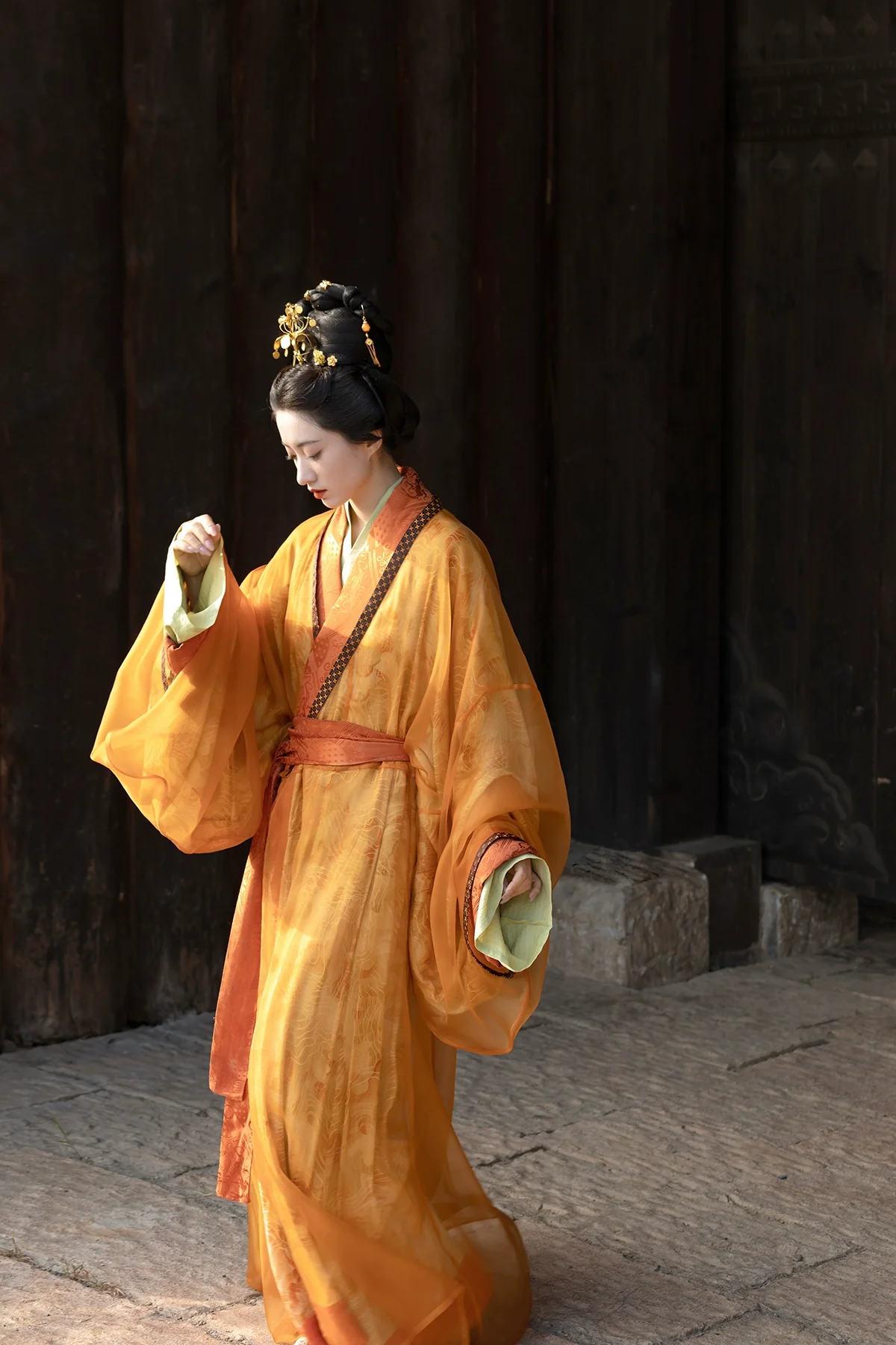 Qiu Se 秋瑟 Autumn Ripple Han Dynasty Zhiju Robe - Image 8