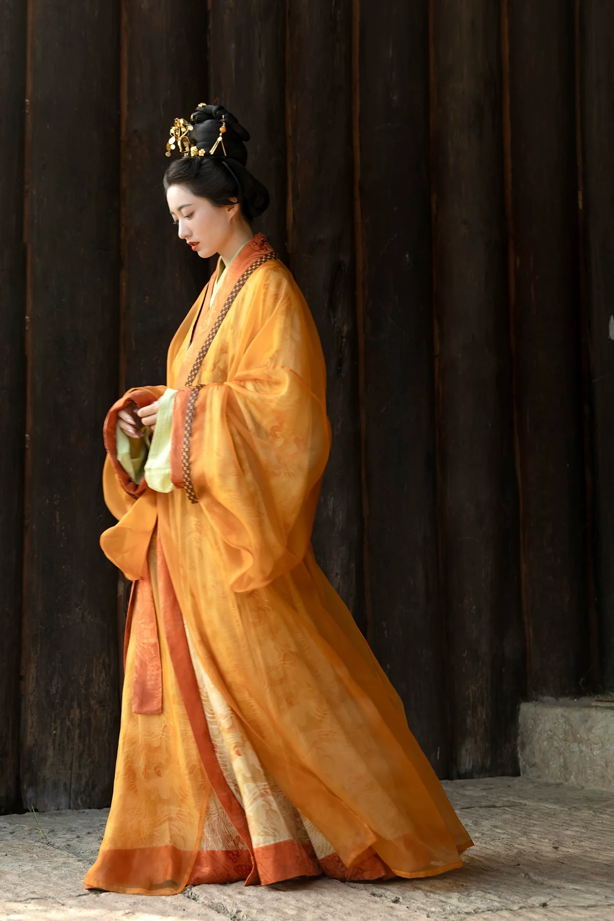 Qiu Se 秋瑟 Autumn Ripple Han Dynasty Zhiju Robe - Image 9