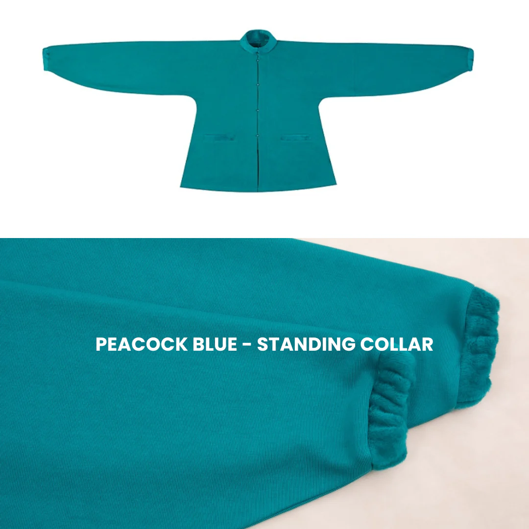 Reyan Rong 热岩绒 Hot Rock Fleece Modernized Ming Jiaoling Ao Cross Collar Jacket Collection - Image 22