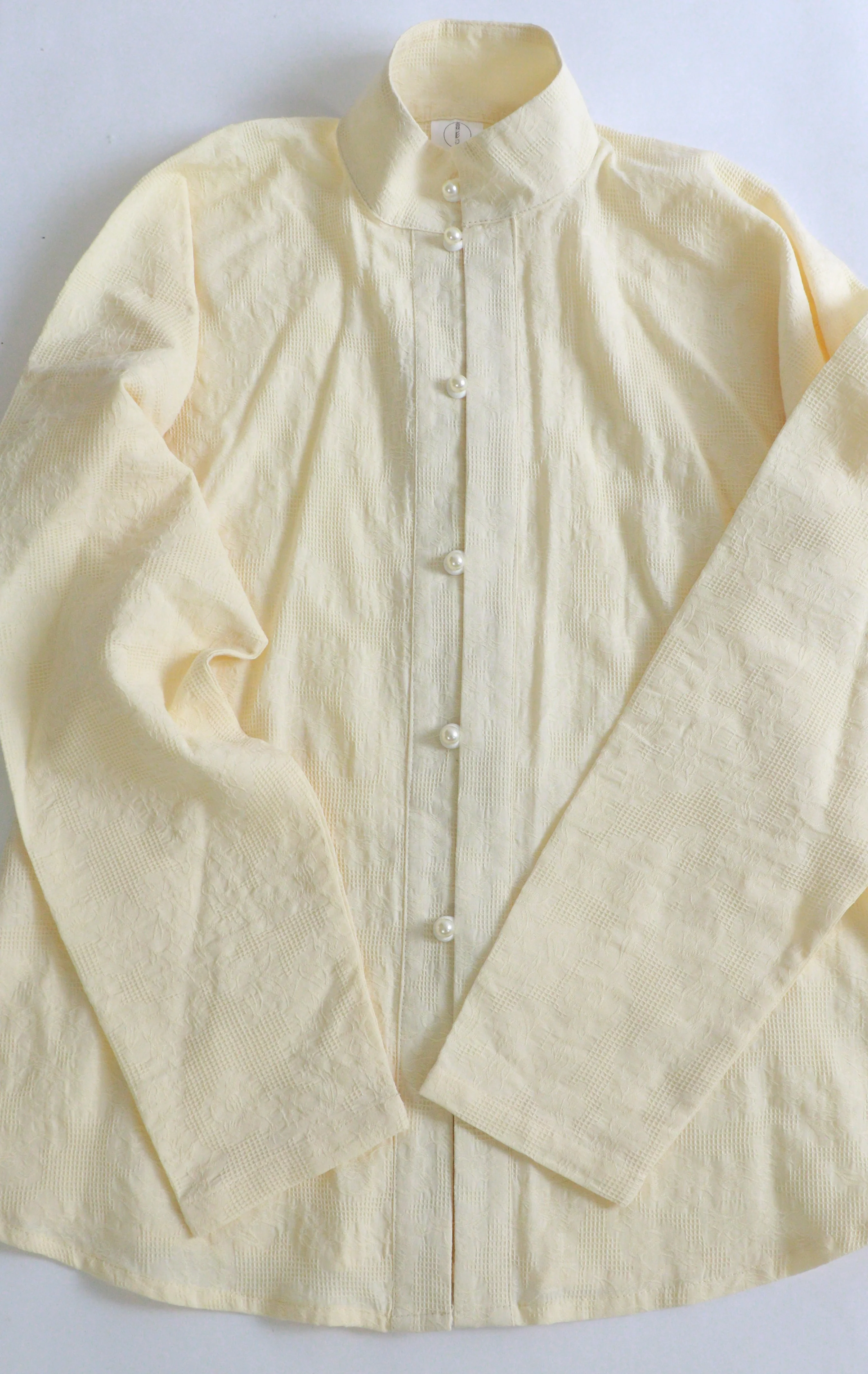 Richang 日常 Daily Cotton Liling Duijin Duanshan Ming Standing Collar Shirt - Image 4