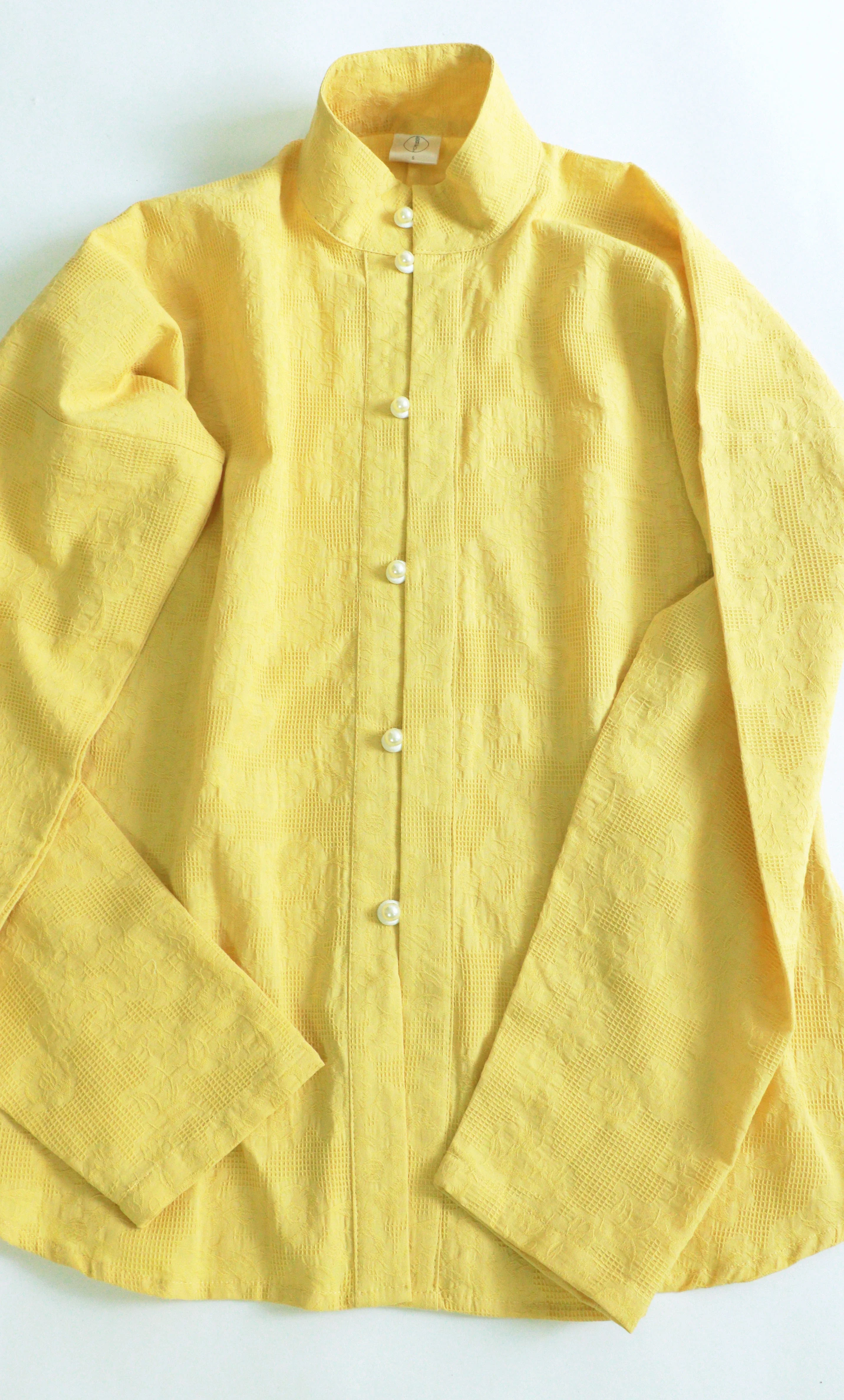Richang 日常 Daily Cotton Liling Duijin Duanshan Ming Standing Collar Shirt - Image 6