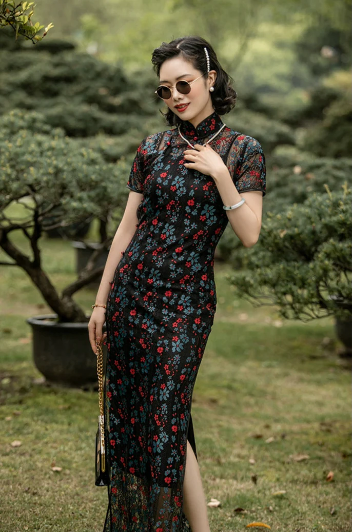 Satin Chiffon 缎面雪纺 Qipao Slip Dress Various Color Undergarments - Image 7