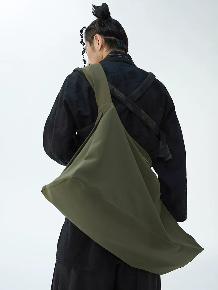 Senglü Bao 僧侣包 Monk's Crossbody Bag Unisex Large Cotton Tote - Image 3