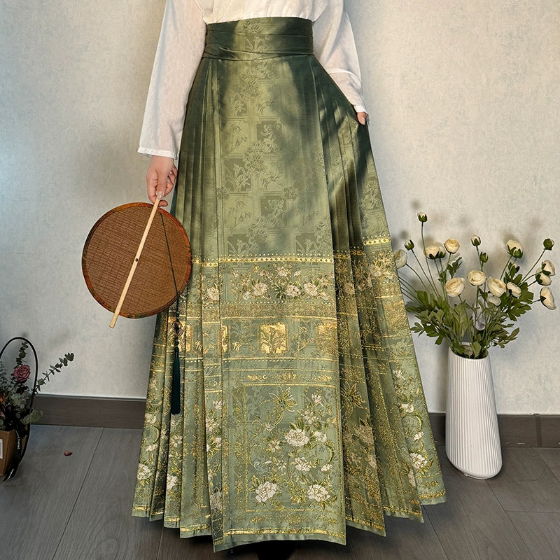 Shan Ping 扇屏 Folding Screen Ming Dynasty Mamian Skirt - Image 20