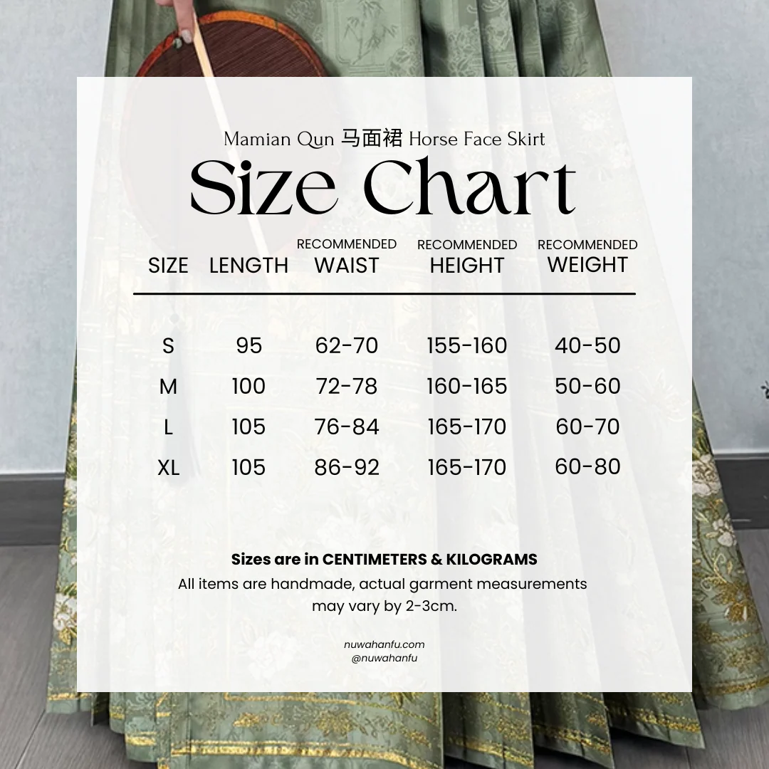 Shan Ping 扇屏 Folding Screen Ming Dynasty Mamian Skirt - Image 25