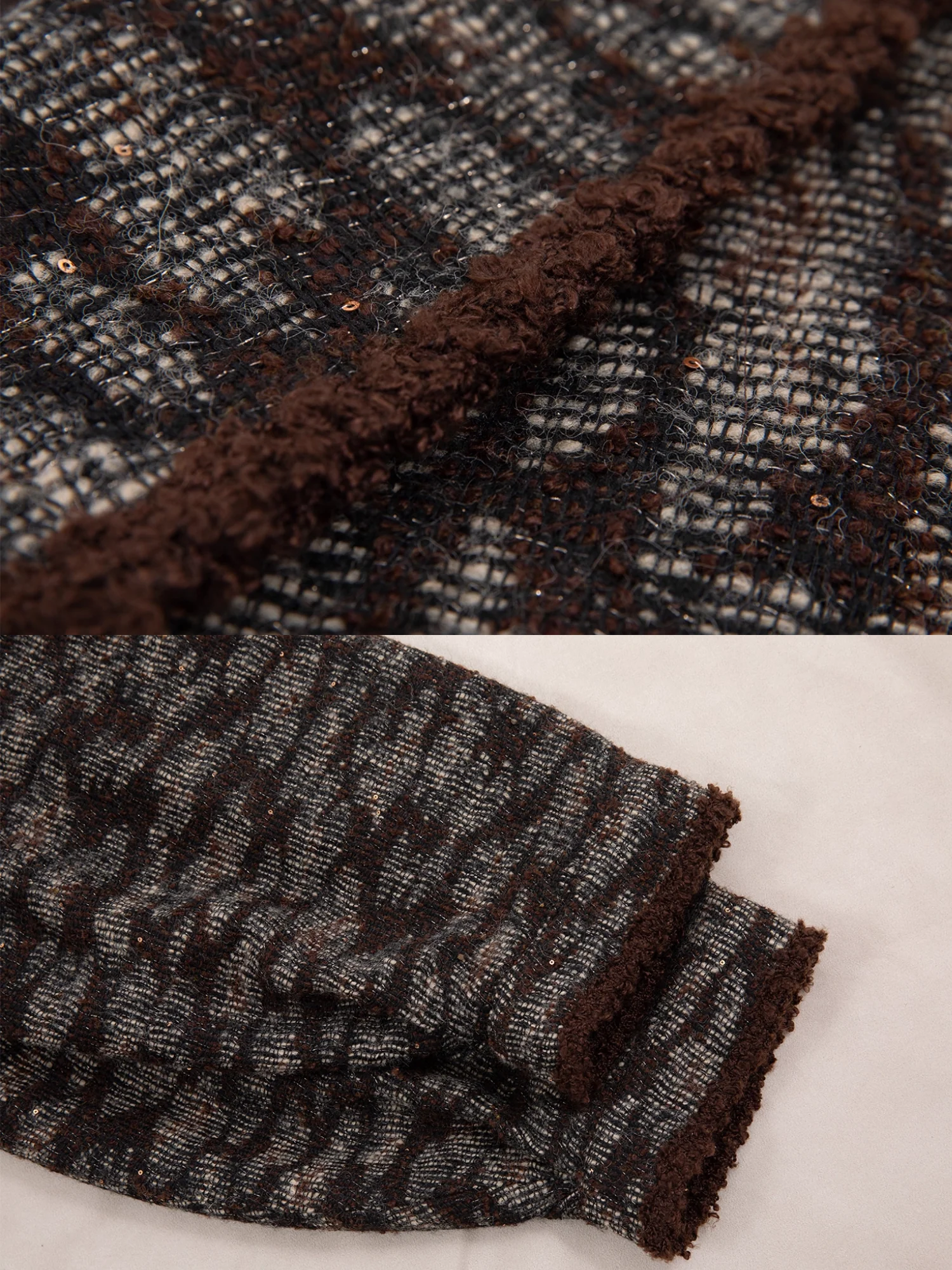 Shan Xu 山续 Continuing Mountains Modernized Ming Wool Blend Chang Ao Cross Collar Coat - Image 8