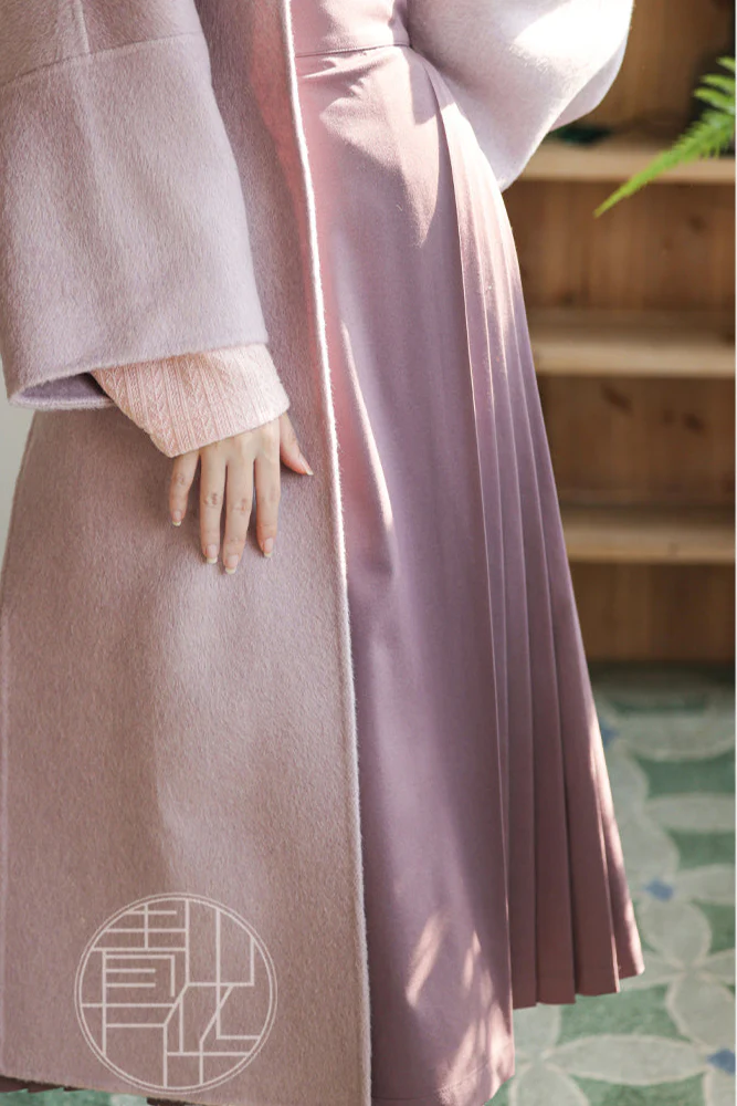 Shang Ban 上班 Work Commute Modernized Ming Dynasty Midi Mamian Skirt - Image 5