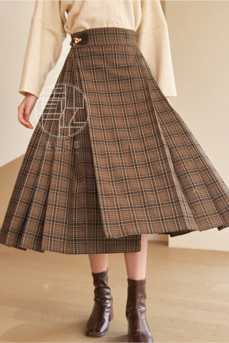 Shang Ban 上班 Work Commute Modernized Ming Dynasty Midi Mamian Skirt - Image 8