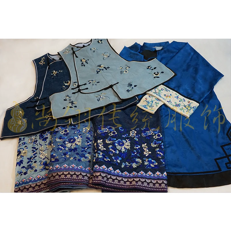 Shang Ling 尚翎 Tail Feathers Qing Han Women's Embroidered Chenku Trousers - Image 6