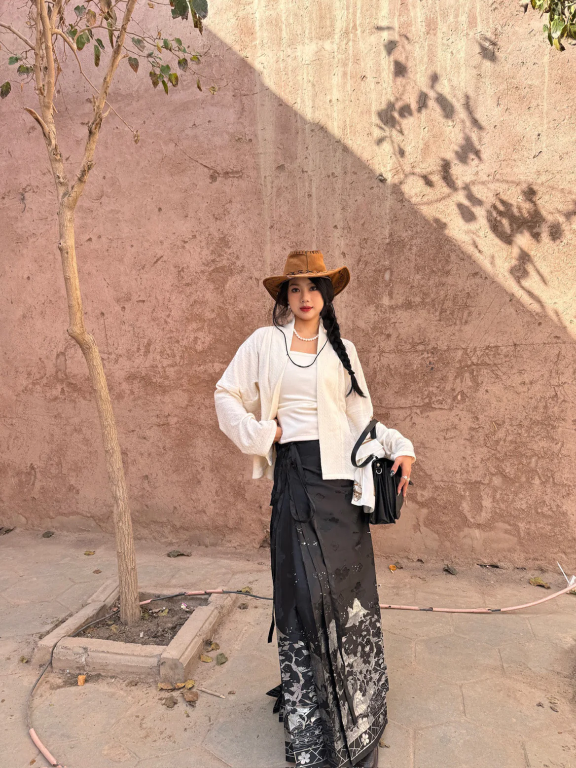 Shanhe Jinxiu 山河锦绣 Splendid Mountains Ming Dynasty Plus Size Mother of Pearl Mamian Skirt - Image 10