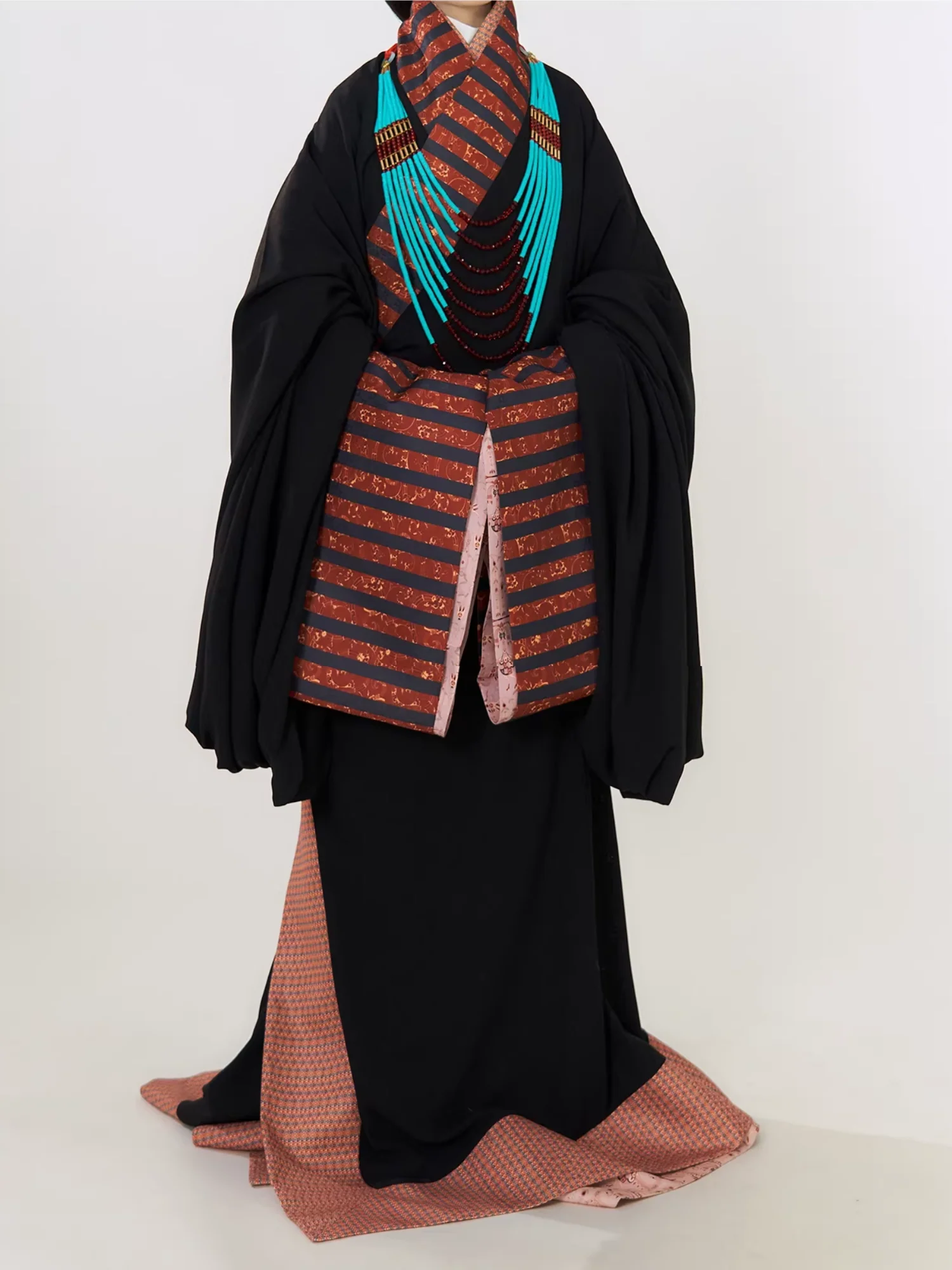 Shao Siming 少司命 God of Fate Warring States Period Restoration Unisex Zhiju Straight Hem Robe Set - Image 12