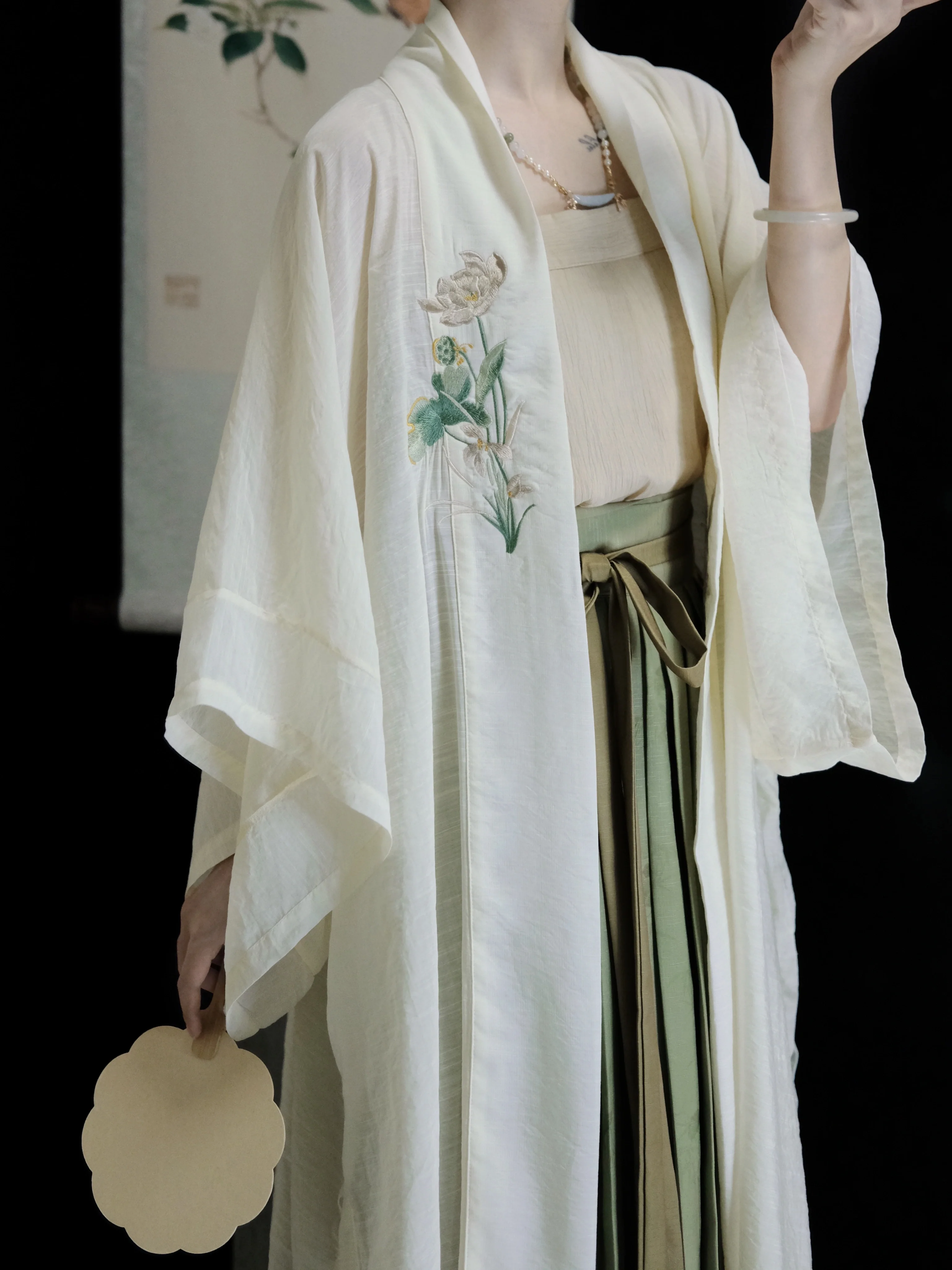 Shen Miao 神庙 Temple Song Dynasty Tencel Beizi Ruqun Set - Image 4