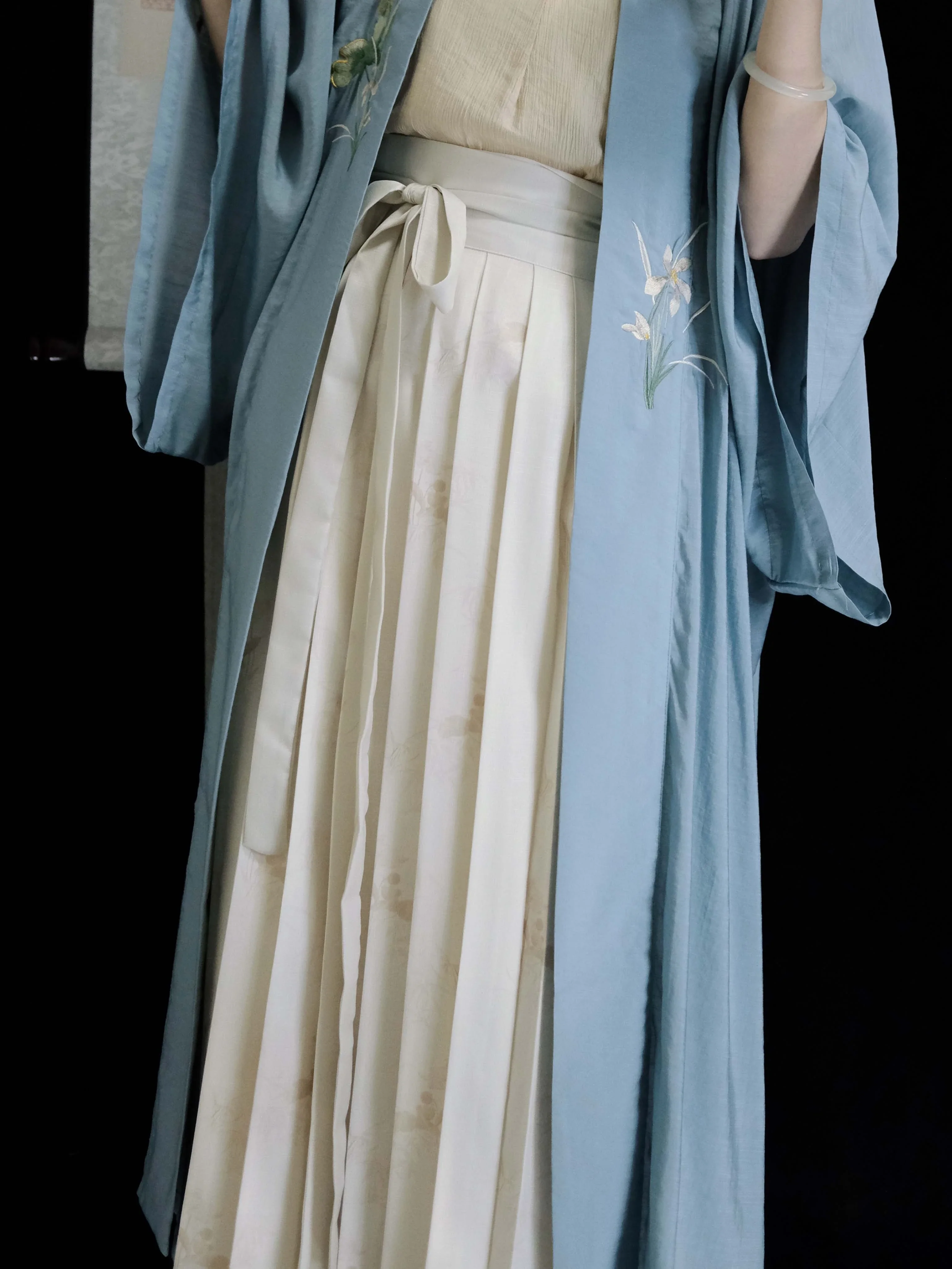 Shen Miao 神庙 Temple Song Dynasty Tencel Beizi Ruqun Set - Image 9