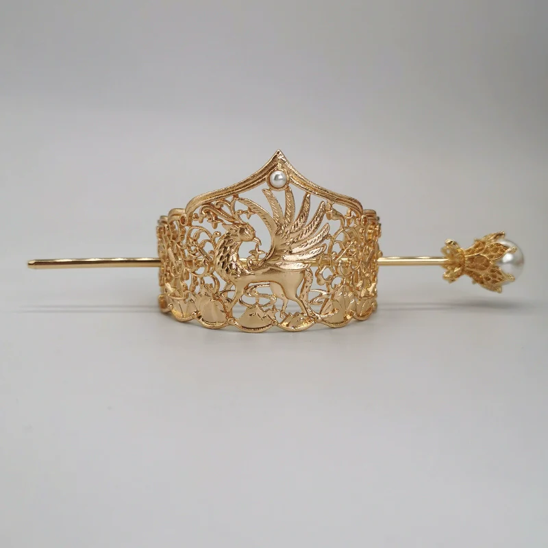 Shiying Gong 石英宫 Quartz Palace Unisex Crown & Pin - Image 4