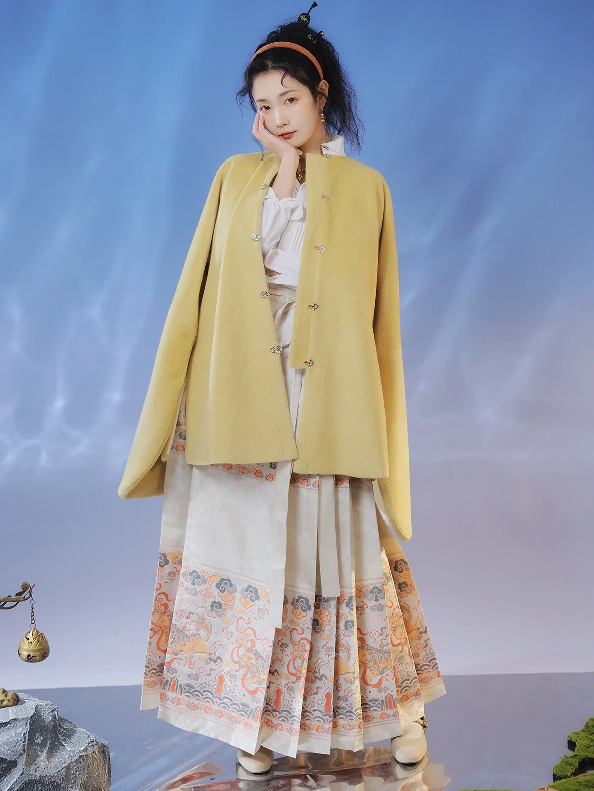 Shizi 狮子 Lion Mamian Skirt - Image 3