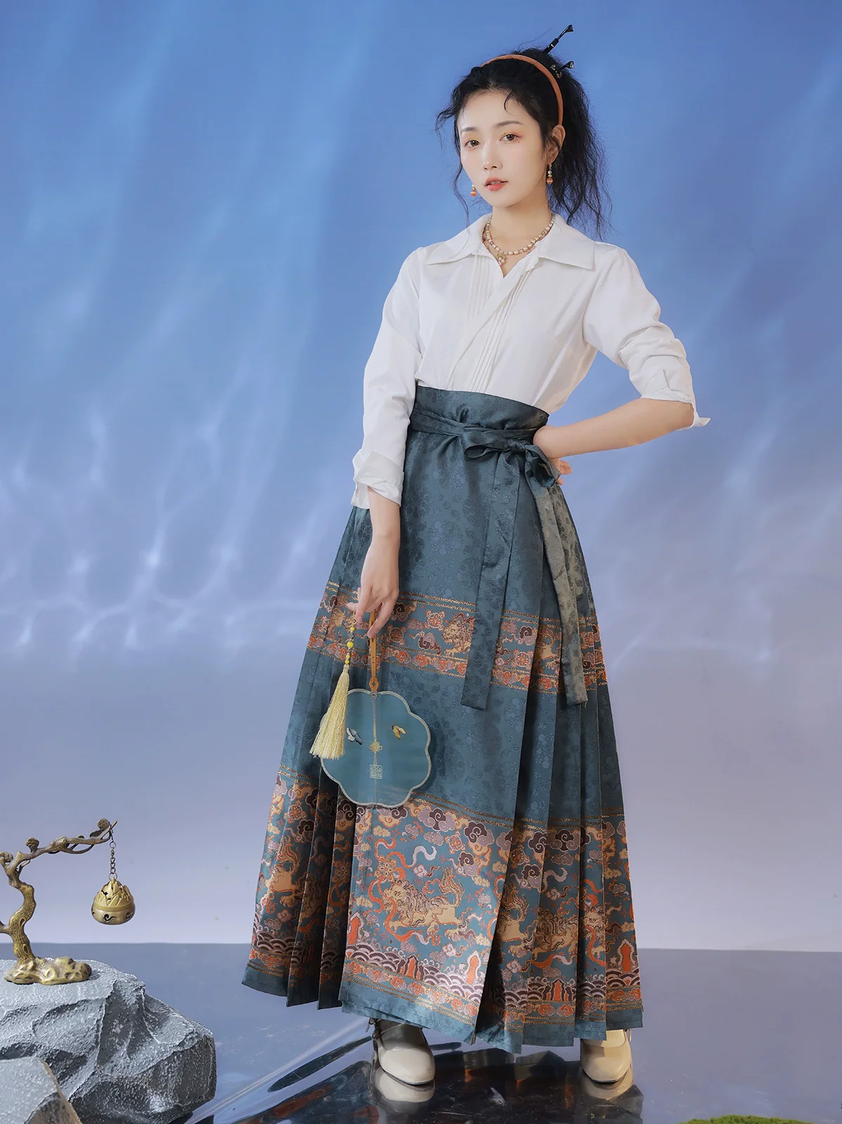 Shizi 狮子 Lion Mamian Skirt - Image 5