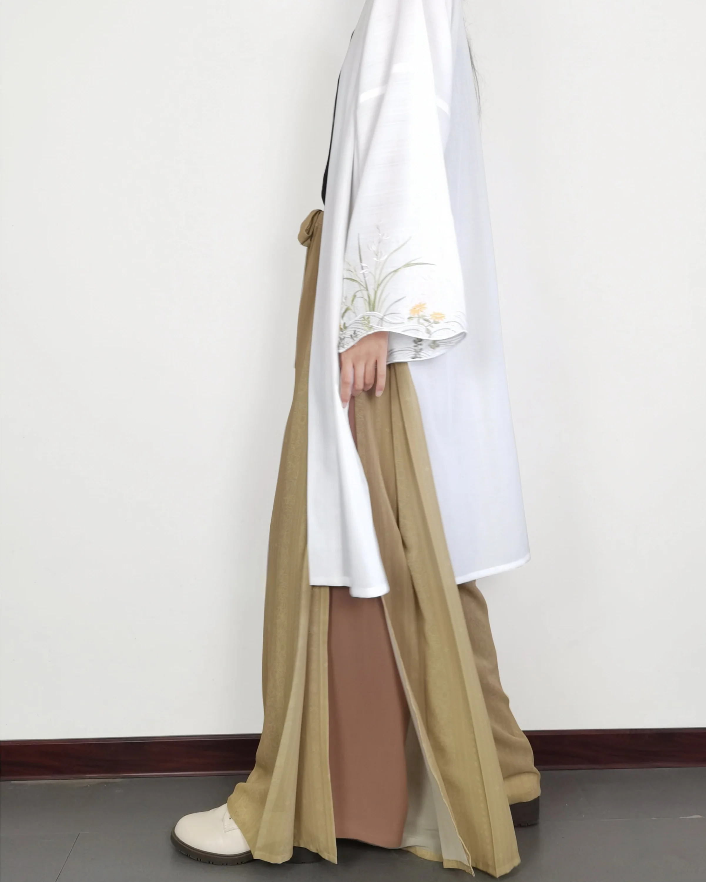 Shu Yu 疏雨 Fuzzy Rain Song Dynasty Custom Easy-Wear Hedangku Songku Trousers - Image 2
