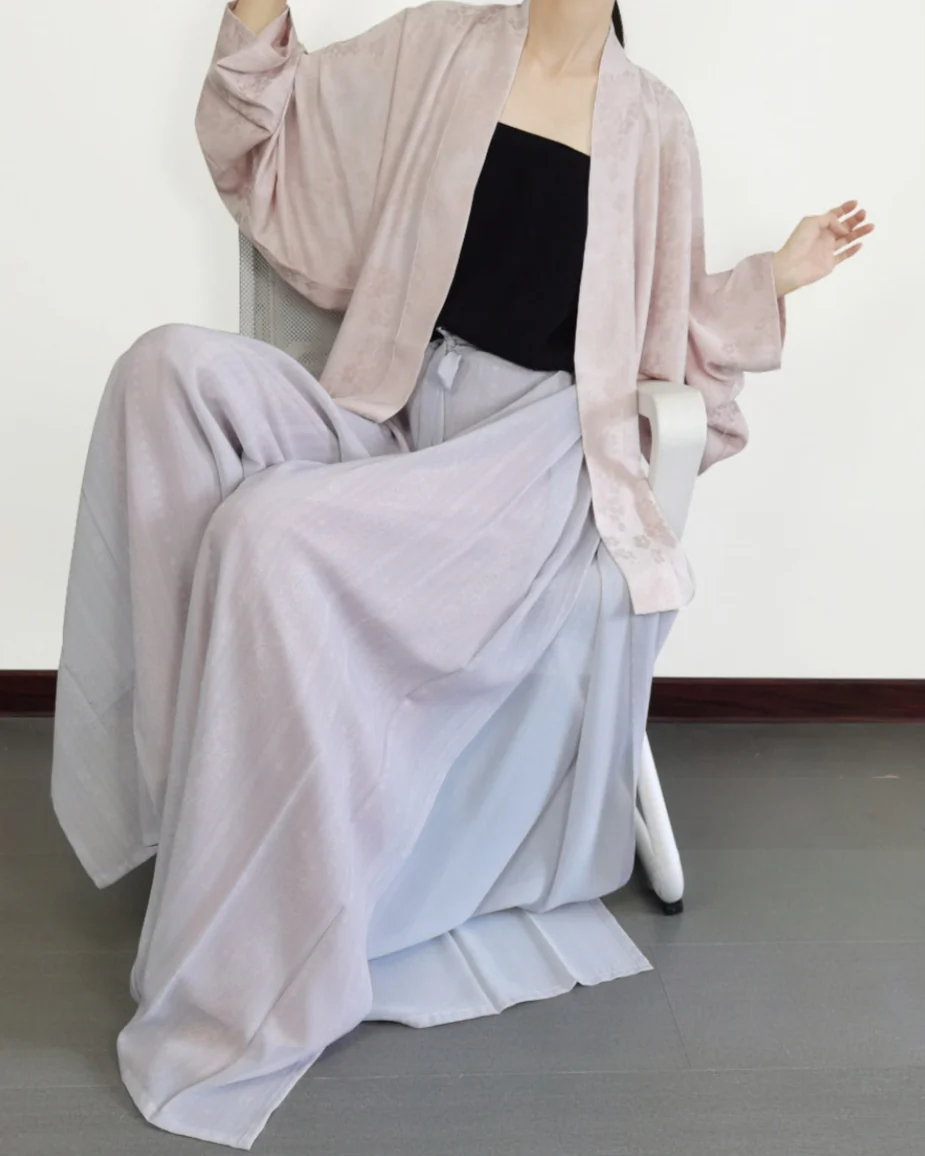 Shu Yu 疏雨 Fuzzy Rain Song Dynasty Custom Easy-Wear Hedangku Songku Trousers - Image 3