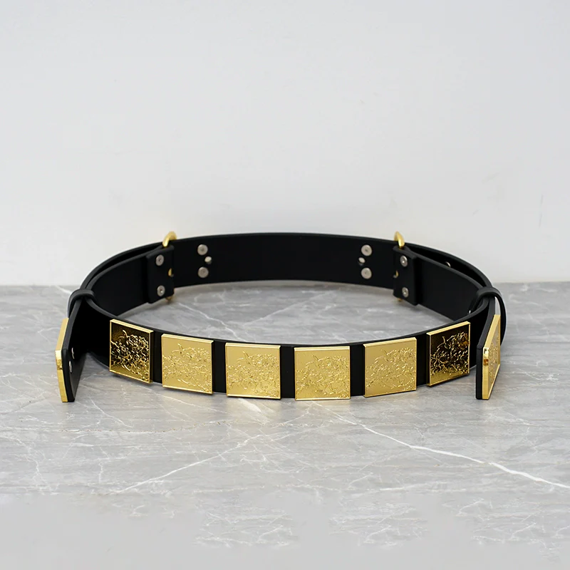 Shuang Kou 双扣 Double Buckle Song Dynasty Unisex Two Panel Belt - Image 2